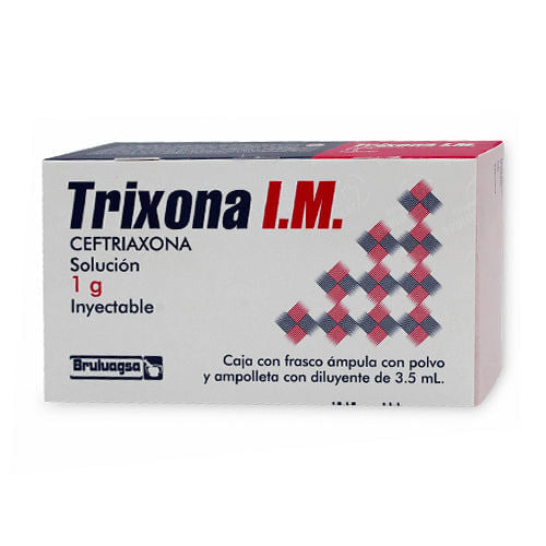 TRIXONA IM 1GR INY (CEFTRIAXONA)