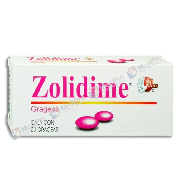 ZOLIDIME C/20 GRAG. 200/100/0.5/200 MG.