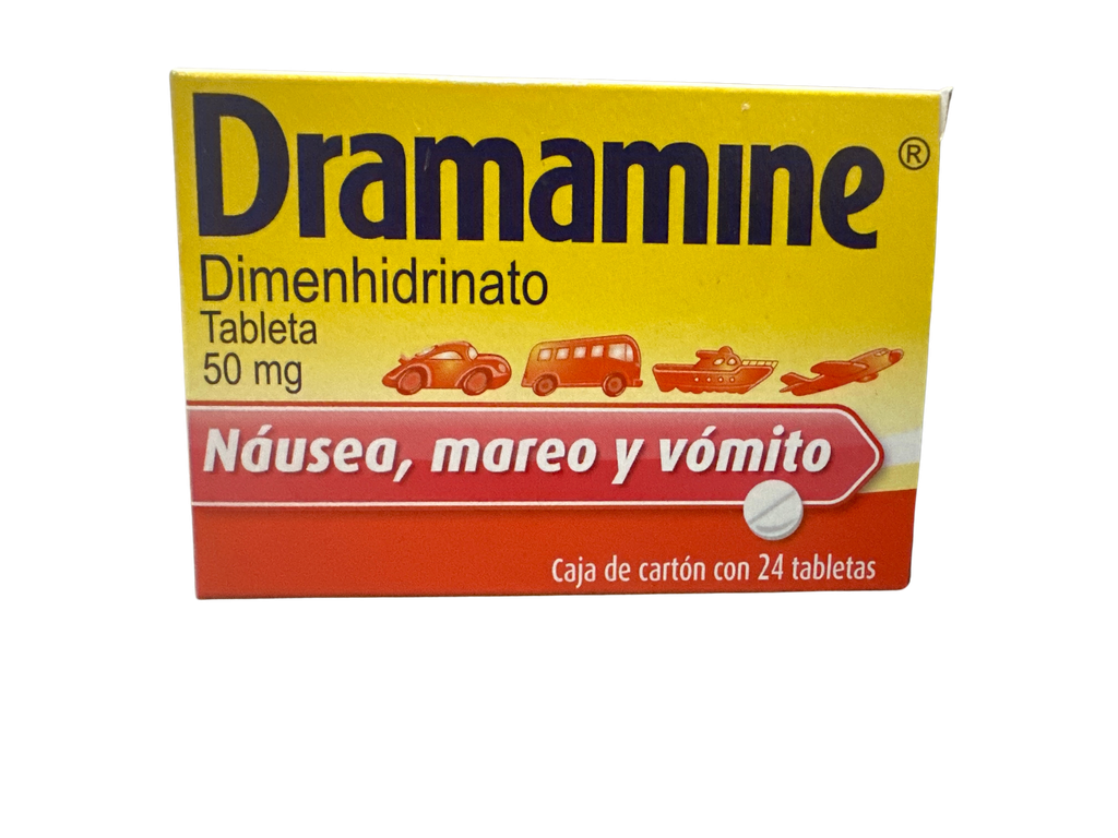 DRAMAMINE (DIMENHIDRINATO) TAB 50 MG C/24 JANSSEN-CILAG