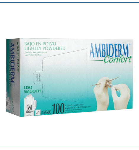 GUANTE NO ESTERIL (CH) C/100 AMBIDERM