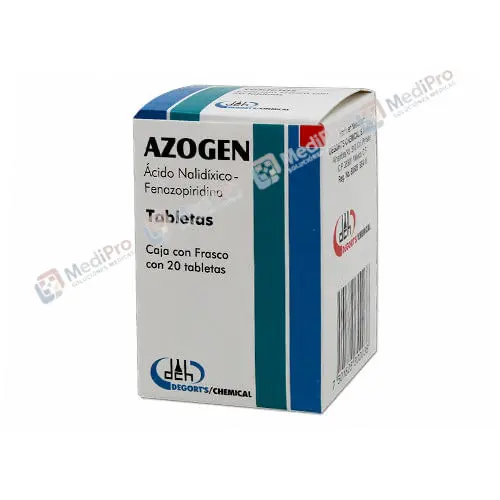 AZOGEN (AC. NALIXIL/FENAZOPIRI) TAB 500/50 MG C/20 DEGORTS
