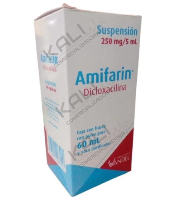 AMIFARIN (DICLOXACILINA) SUSP 250 MG /5 ML C/60 ML WANDEL