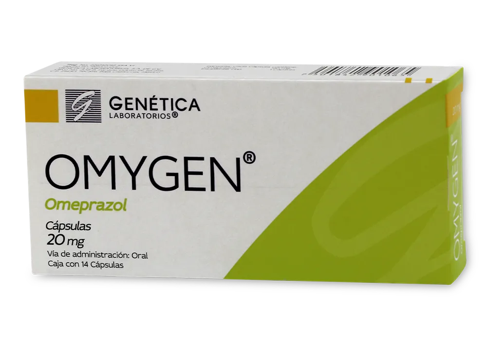 OMYGEN (OMEPRAZOL) CAPS 20 MG C/14 GENETICA