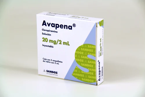 AVAPENA (CLOROPIRAMINA) SOL INY 20 MG C/5 AMP