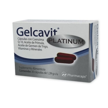 GELCAVIT PLATINUM (SUPLEMENTO ALIMENTICIO) CAPS 1.39 G C/30 PHARMACAPS