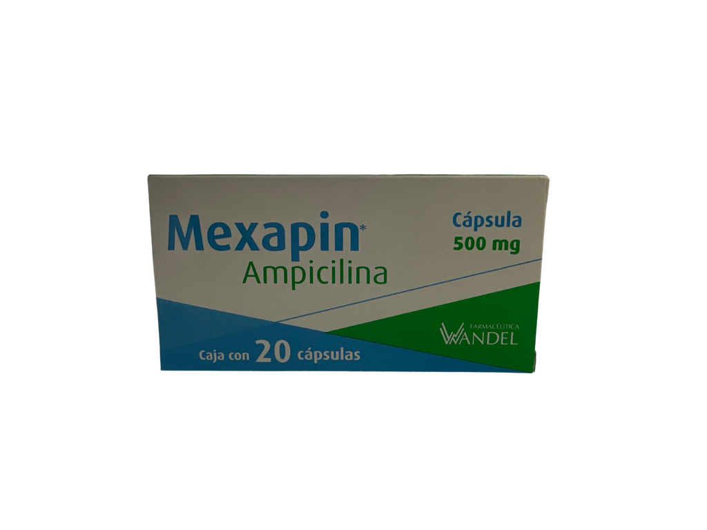 MEXAPIN (AMPICILINA) CAPS 500 MG C/20 WANDEL