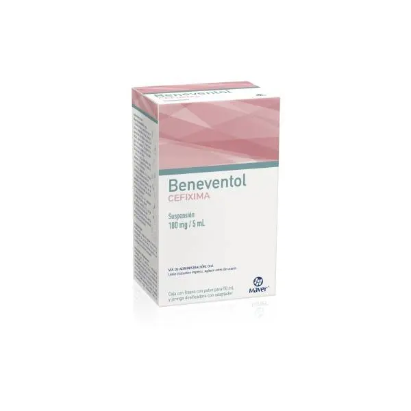 BENEVENTOL SUSP 50 ML. 100 MG. (CEFIXIMA) MAVER.