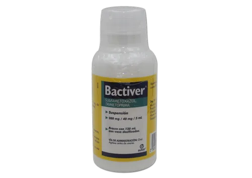 BACTIVER (SULFAME/TRIMETO) SUSP 200/40MG/5 ML C/120 ML MAVER