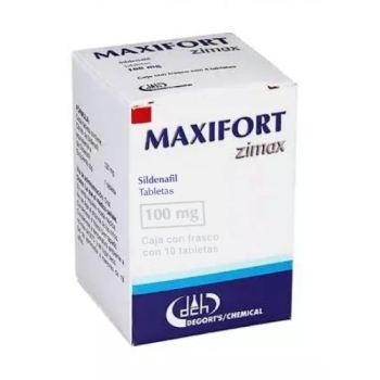 MAXIFORT ZIMAX (SILDENAFIL) TAB 100 MG C/10 DEGORTS