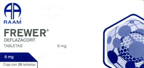 FREWER (DEFLAZACORT) TAB 6 MG C/20 RAAM