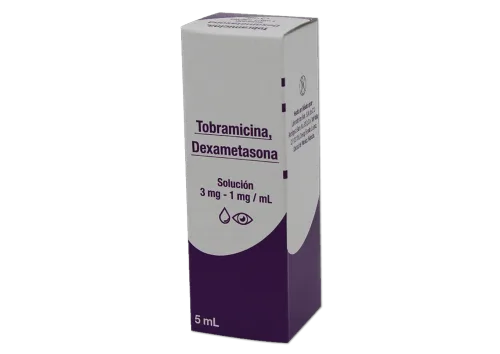 TOBRAMICINA/DEXAMETASONA GOTAS 1 MG/3ML OFTALMICA GRIN