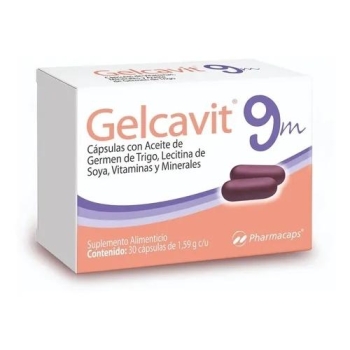 GELCAVIT 9 MESES (SUPLEMENTO ALIMENTICIO) CAPS 1.59 G C/30 PHARMACAPS