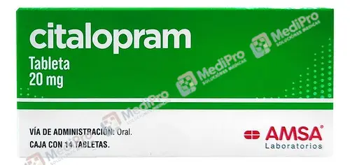 CITALOPRAM 20 MG C/14 TABS. AMSA