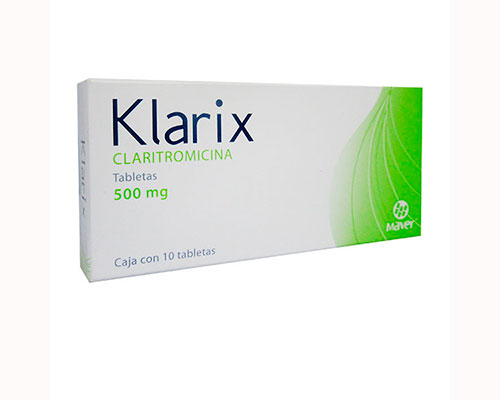 KLARIX (CLARITROMICINA) TAB. C/10 500 MG MAVER