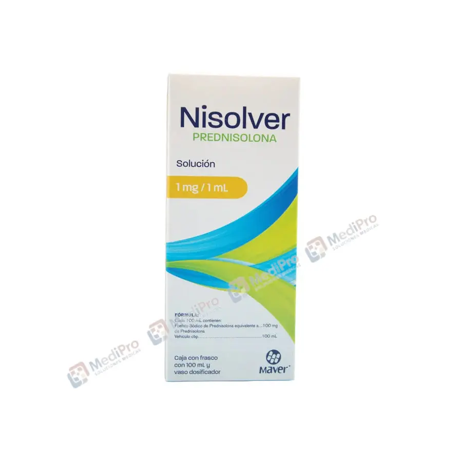 NISOLVER (PREDNISOLONA) SOL. 1.0MG/1ML 100 ML MAVER
