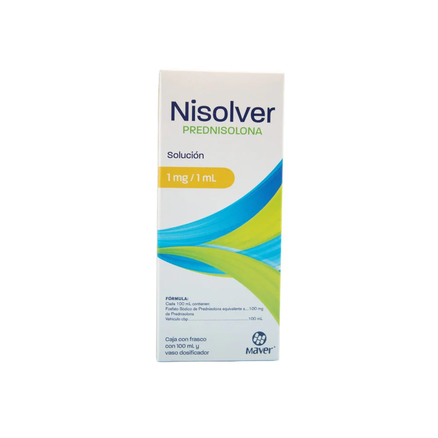 NISOLVER (PREDNISOLONA) SOL. 1.0MG/1ML 100 ML MAVER