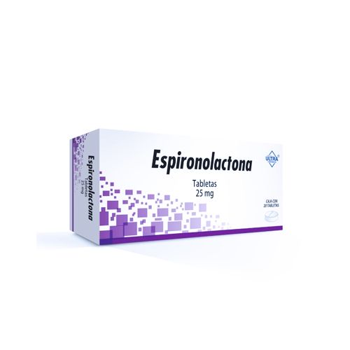 ESPIRONOLACTONA TAB 25 MG C/20 ULTRA