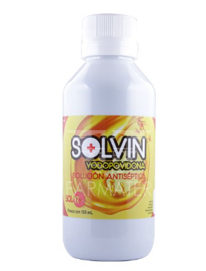 SOLVIN (YODOPOVIDONA) SOL ANTICEPTICA 120ML SOLAR