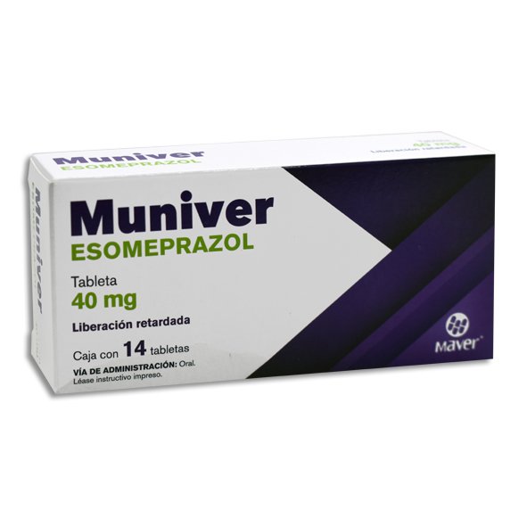 ESOMEPRAZOL 40MG C/14 TABS. LIBERACION RETARDADA MAVER