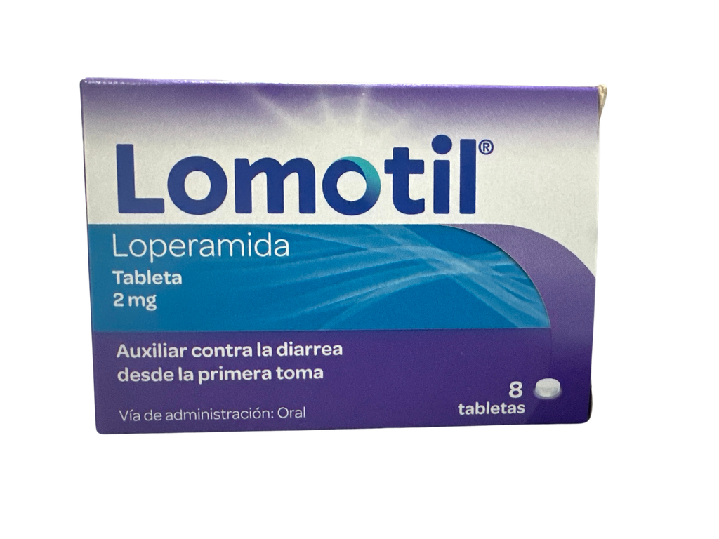 LOMOTIL (LOPERAMIDA) TAB 2 MG C/8 JANSSEN CILAG