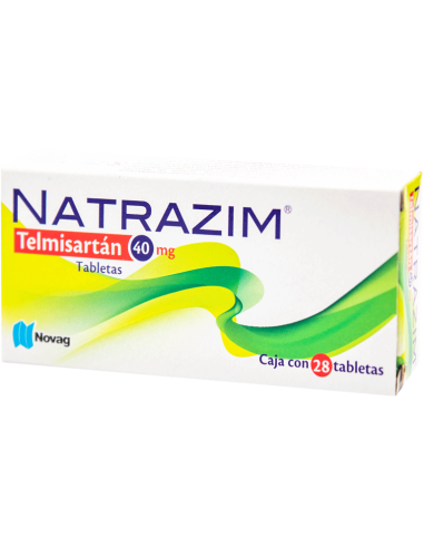 NATRAZIM (TELMISARTAN) TAB 40MG C/28 NOVAG