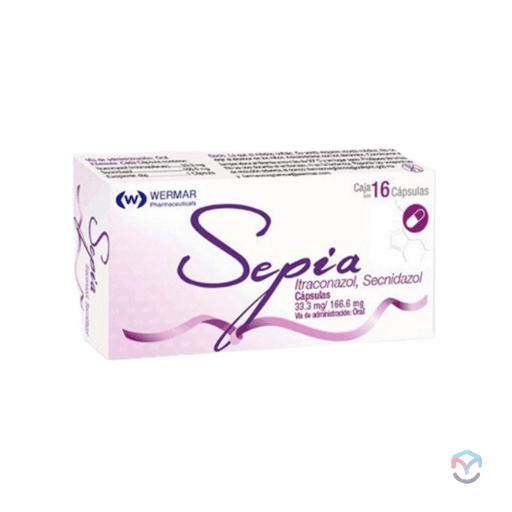 SEPIA (ITRACONAZOL/SECNIDAZOL) CAPS C/16 WERMAR