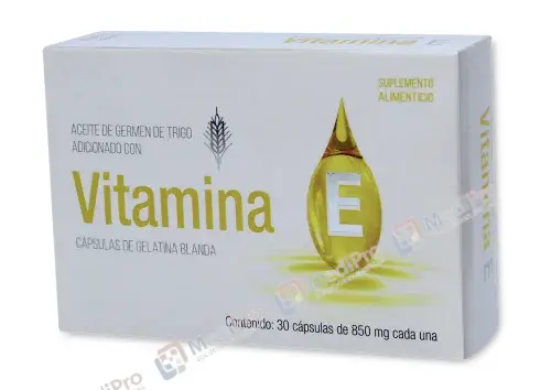 VITAMINA E CAPS C/30 850 MG PROGELA