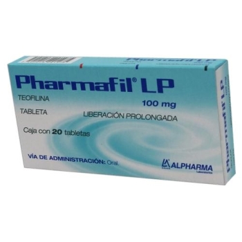PHARMAFIL LP(TEOFILINA) TAB L.P. 100 MG C/20 ALPHARMA