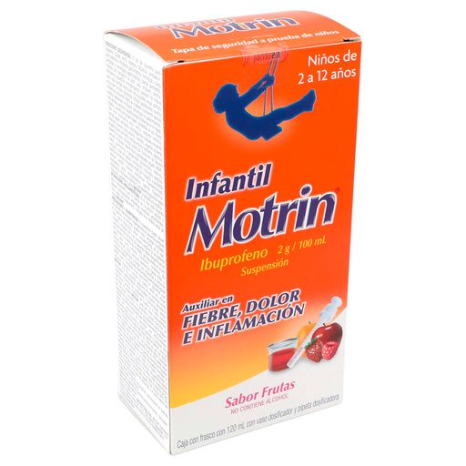 MOTRIN (IBUPROFENO) SUSP INF 120 ML JANSSEN