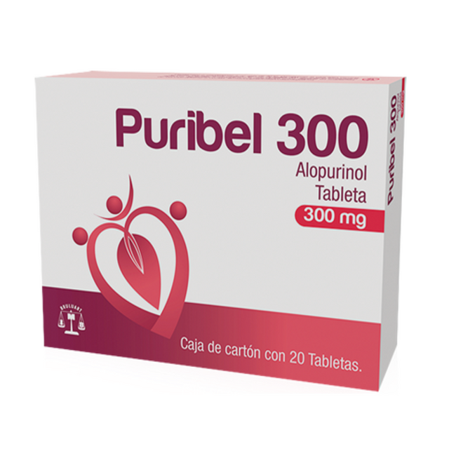 PURIBEL (ALOPURINOL) TAB 300 MG C/20 BRULUART