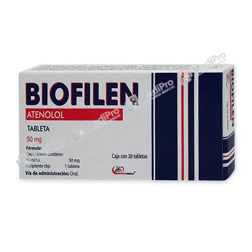 BIOFILEN (ATENOLOL) TAB 50 MG C/28 DEGORTS