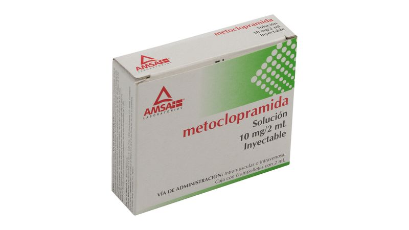 METOCLOPRAMIDA SOL INY 10MG/2 ML C/ 6 AMP AMSA