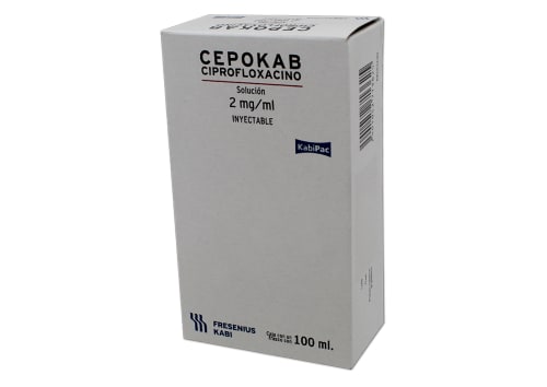 CEPOKAB (CIPROFLOXACINO) SOL INY 2 MG/ML C/100 ML FRESENIUS