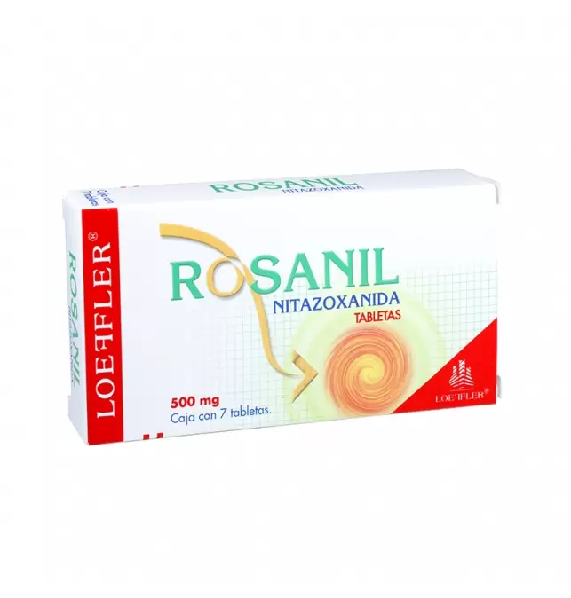 ROSANIL (NITAZOXANIDA) TAB 500 MG C/7 LOEFFLER