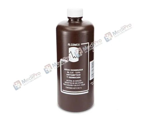 AGUA OXIGENADA AL 3.5 % C/500 ML ALCOMEX