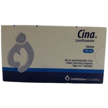 CINA (LEVOFLOXACINO) TAB 750 MG C/7 LANDSTEINER