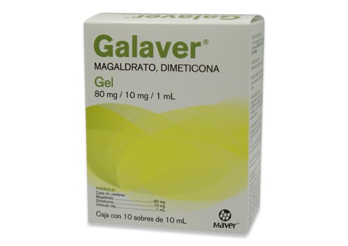 GALAVER(MAGALDRATO/DIMETICONA) GEL C/10SOBRES  10ML
