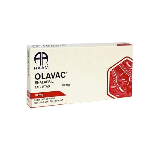 OLAVAC (ENALAPRIL) TAB 10MG C/30 RAAM