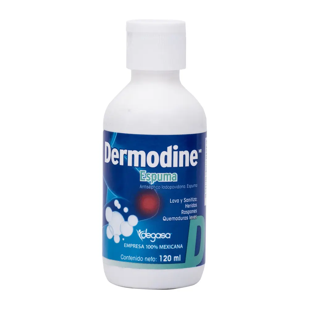 DERMODINE ESPUMA 120ML 8MG [YODOPOVIDONA]