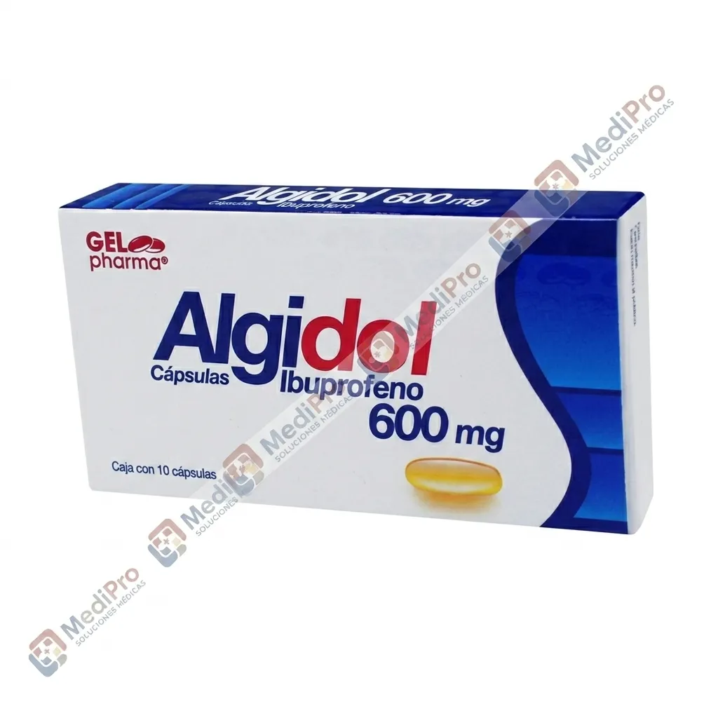 ALGIDOL (IBUPROFENO) CAPS 600 MG C/10 GELPHARMA