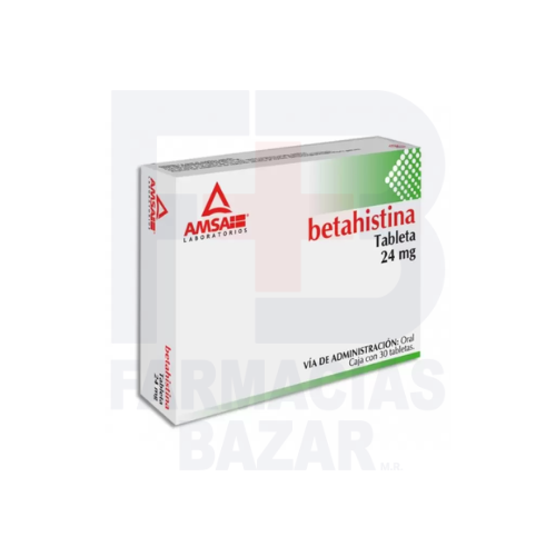 BETAHISTINA  24MG C/30 TABS. AMSA