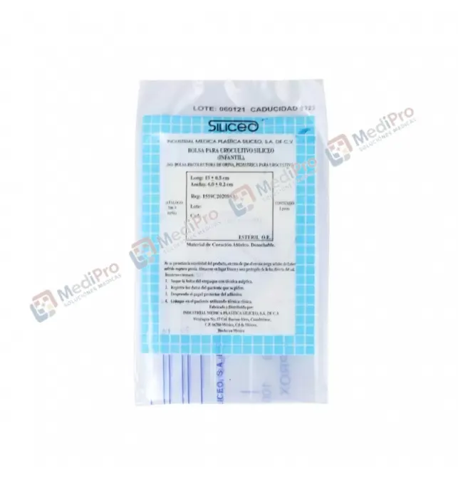 BOLSA PARA UROCULTIVO ESTERIL INFANTIL NIÑO C/1 PZA. SILICEO