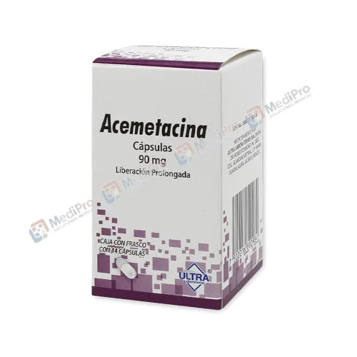 ACEMETACINA LP CAPS 90MG C/14 ULTRA