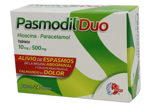 PASMODIL DUO (HIOSCINA/PARACETAMOL)  TAB 10/500MG C/24 COLLINS