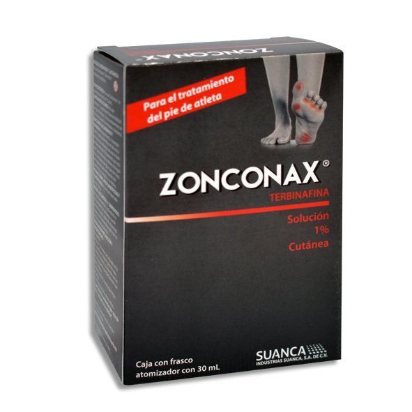 ZONCONAX (TERBINAFINA) SOL 1% TOPICA ATOMIZADOR 30ML