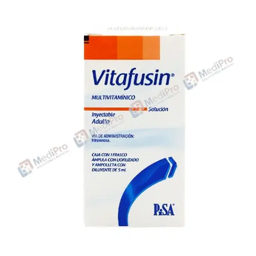 VITAFUSIN MULTIVITAMINICO ADULTO SOL INY C/1 AMP