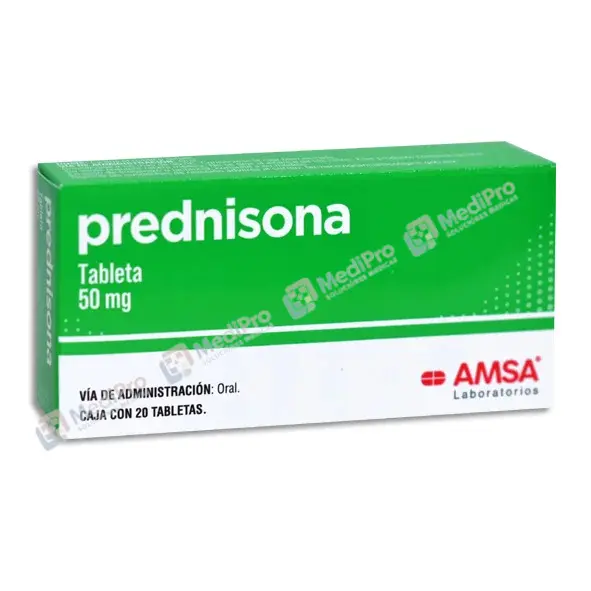 PREDNISONA 50 MG. C/20TABS. AMSA