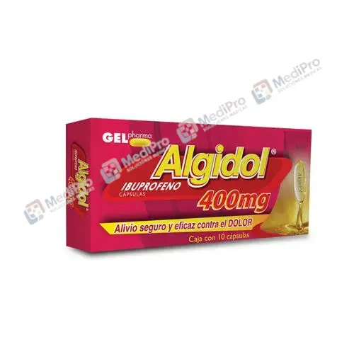 ALGIDOL (IBUPROFENO) CAPS 400MG C/10 GELPHARMA