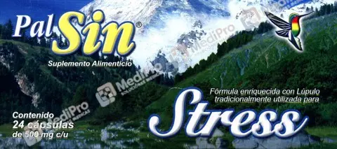 PALSIN STRESS (VALERIANA,PASIFLORA,TILA,MANITA ETC.) CAPS C/24 500MG