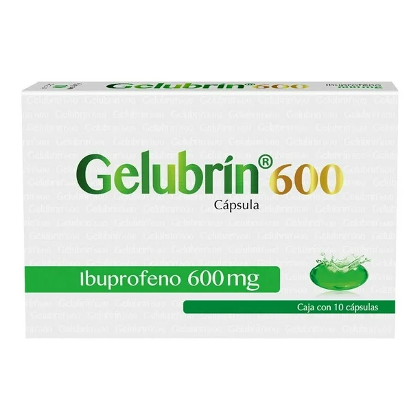 GELUBRIN 600 (IBUPROFENO) GEL C/10 CAPS.